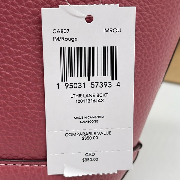 Coach Lane Bucket Crossbody Bag - Picture 8 of 15